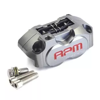 Мотоциклетный радиальный тормозной суппорт 82 мм RPM для модифицированного диска 200 мм/220 мм оранжевый