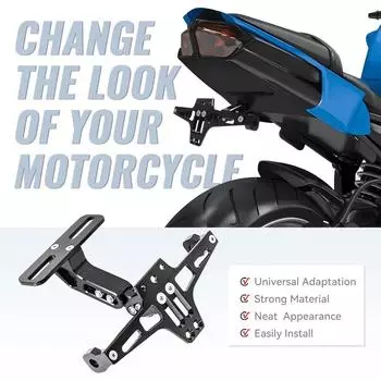 Мотоциклетный регулируемый кронштейн для номерного знака, указатель поворота для Yamaha honda bmw suzuki cfmoto mt07 mt09 fz07