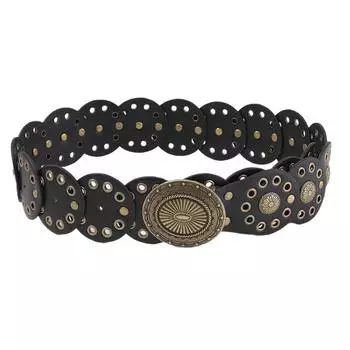 Мотоциклетный ремень для взрослых подростков из искусственной кожи с люверсом, пояс для энтузиастов моды, пояс для пальто, платья, пояс для взрослых в стиле вестерн