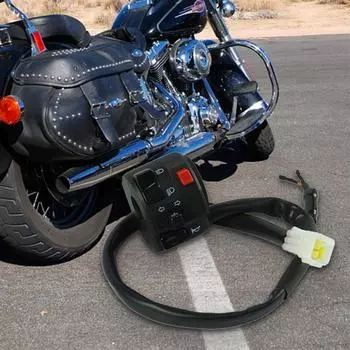 Мотоциклетный рожок, переключатель указателя поворота дальнего/ближнего света на руле для Huanglong 300cc