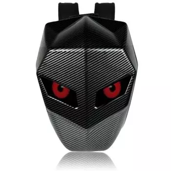 Мотоциклетный рюкзак со светодиодным программируемым экраном, текстурой из углеродного волокна, водонепроницаемым жестким шлемом