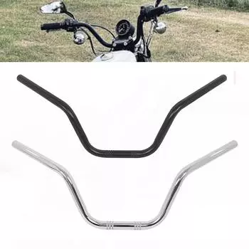 Мотоциклетный руль 1 25 мм, трубы руля, совместимые с Harley Davidson Sportster XL883 1200 XL Softail Bobber