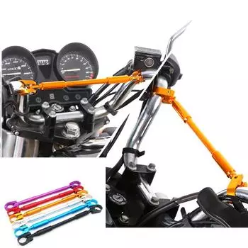 Мотоциклетный руль балансировочный рычаг поперечной балки руль подходит для руля 7/8 22 мм мотоциклетный руль поперечная балка рулевое колесо прочность рычаг чёрный