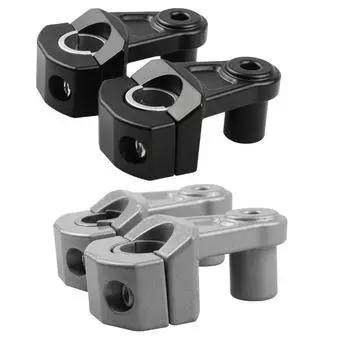 Мотоциклетный руль Risers Руль Крепление Зажим Алюминиевый сплав Мотоциклетный руль Risers Крепление Зажим Увеличить руль чёрный