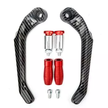 Мотоциклетный руль с ЧПУ из алюминиевого сплава, тормозной рычаг, защита для рук, аксессуары для модификации золотой