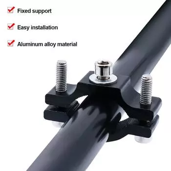 Мотоциклетный руль винт велосипедный зажим зажим крепление для фонарика велосипеда светодиодный головной передний фонарь держатель зажим аксессуары для велосипеда чёрный