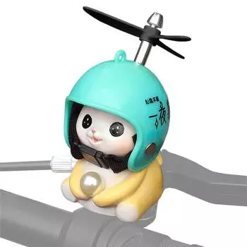 Мотоциклетный руль Животные Украшения Утиные шлемы из смолы Игрушки Маленькая желтая утка Декоративные украшения Автотовары
