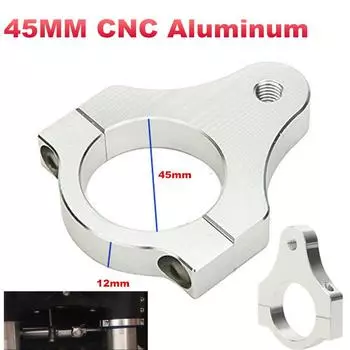 Мотоциклетный рулевой демпфер стабилизатор вилки рама монтажный зажим кронштейн серебристый