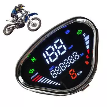 Мотоциклетный счетчик ЖК-дисплей цифровой мотоциклетный спидометр тахометр прибор в сборе для Honda DAX 70 CT50 CT70 Jialing 70