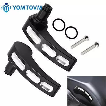 Мотоциклетный седельный мешок защелка рычаг крышка подъемник для Harley Touring Electra Street Glide 2014-2024 чёрный
