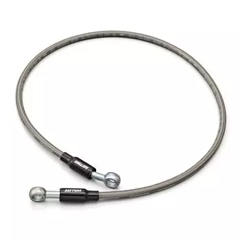 Мотоциклетный шланг Daytona Nichirin из нержавеющей сетки с адаптером Banjo, высокая точность, без скручивания, 800 мм, 60574, тормоз/сцепление чёрный