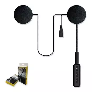 Мотоциклетный шлем Беспроводные Bluetooth-наушники Автоматический прием Шумоподавление BT08 [Последнее улучшение] Гарнитура, 5.0 Анти-помехи Hands-free