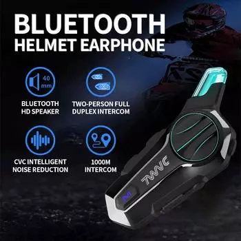 Мотоциклетный шлем Bluetooth гарнитура для езды на вынос рация для интернета на открытом воздухе водонепроницаемая HD встроенная гарнитура для звонков