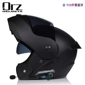 Мотоциклетный шлем Bluetooth, высококачественный флип-шлем, полный шлем для мотоцикла, гоночный шлем, одобренный Dot S