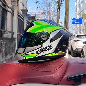 Мотоциклетный шлем Full face с двумя линзами, противотуманный шлем для мотокросса Casco Capacete защитный DOT M