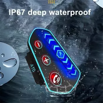 Мотоциклетный шлем гарнитура Bluetooth 5.0 беспроводные наушники громкой связи стерео наушники для мотоциклетного шлема MP3 динамик 2600 мА