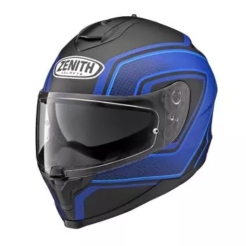 Мотоциклетный шлем интеграл ZENITH Модель с солнцезащитным визором Спортивная полоса Цианово-синий JIS 2 Застежки Моющаяся внутренняя часть [Yamaha Motor] YF-9 90791-1790M Тип/SG