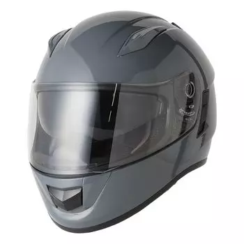 Мотоциклетный шлем ISHINO SHOKAI, полнолицевой шлем LIBERTER 736 ISN21402 Free Medium Gray (Около 57-60см)