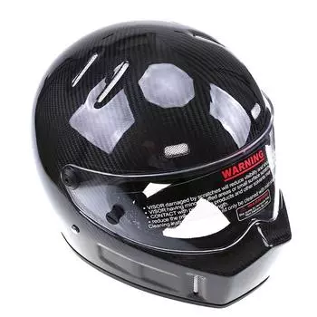 Мотоциклетный шлем Лассовое волокно Настоящее углеродное волокно Черный Шлем для квадроцикла Для скутера Электромотоцикла