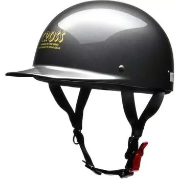 Мотоциклетный шлем LEAD Cross Half Gunmetal Free CR680 -