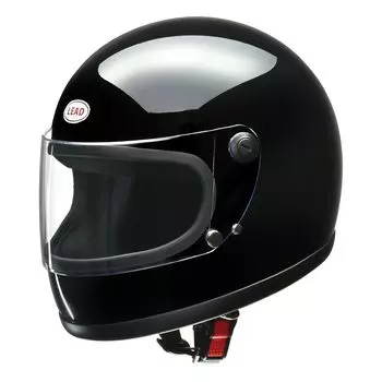 Мотоциклетный шлем LEAD Full Face черного цвета, размер XL, чем RX-300R (Менее 61-62см) чёрный