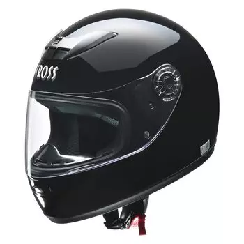 Мотоциклетный шлем LEAD Full Face CROSS Standard Black Free Size CR-715 - чёрный