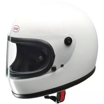 Мотоциклетный шлем LEAD Full Face RX-200R Белый Свободный размер (Менее 57-60 см) -
