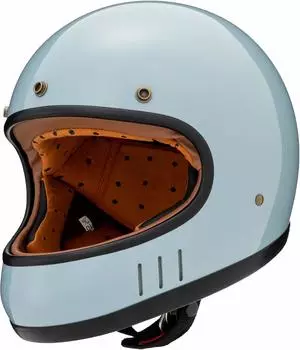 Мотоциклетный шлем MARUSHIN Neo Retro Full Face DRILL Classic Blue, размер M, MNF2 2002514 (57-58см) синий