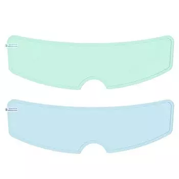 Мотоциклетный шлем противотуманные водонепроницаемые наклейки защитная пленка прозрачный козырек нано покрытие шлем наклейки наклейки для безопасного вождения