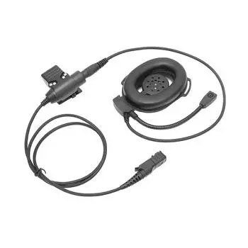 Мотоциклетный шлем с наушниками, гибкая односторонняя гарнитура для Motorola XiR P6600 P6620 DP2400 чёрный