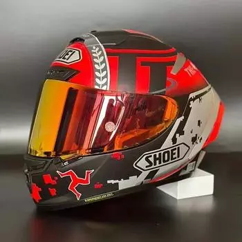 Мотоциклетный шлем SHOEI X-14 Шлем X-SPIRIT III X-Fourteen Шлем для гонок TT на острове Мэн Твердый гоночный шлем X-14 M чистый