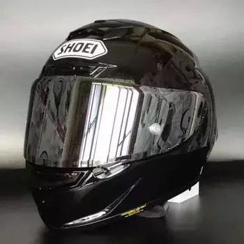 Мотоциклетный шлем SHOEI X-14, шлем X-SPIRIT III X-Fourteen, глянцевый черный шлем, сплошной спортивный шлем X-14 для гонок на мотоциклах M чистый