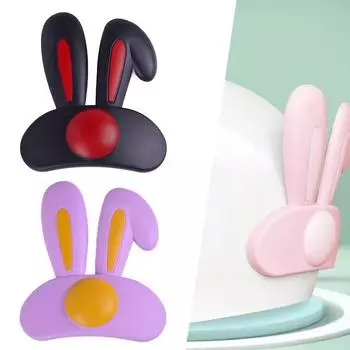 Мотоциклетный шлем, симпатичное украшение в виде кроличьих ушей, шлем для электровелосипеда, красочное украшение для мотоцикла, наклейка на шлем, аксессуар белый