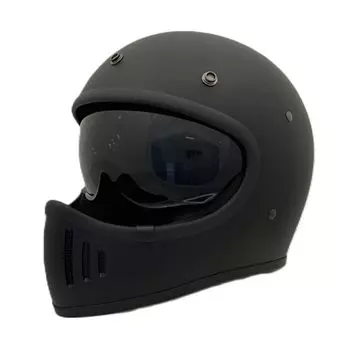 Мотоциклетный шлем SUNUP, полнолицевой, PILOT, размер M, SM-001 (57-58см) (Плоский черный)