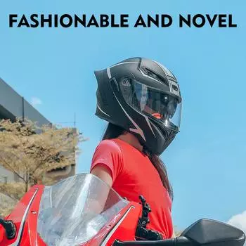 Мотоциклетный шлем унисекс для взрослых, крутая экипировка для гонщика, новый уличный туристический мотоцикл на четыре сезона XXL#styleB