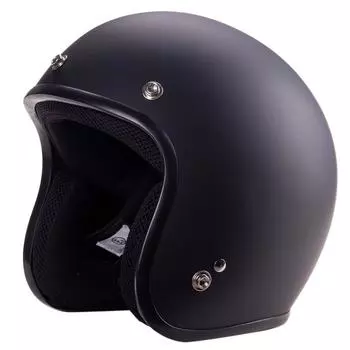 Мотоциклетный шлем в стиле ретро Casco 3/4, шлем с открытым лицом, шлем для кафе-гонщика, шлем для чоппера, Capacete M