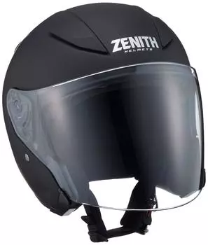 Мотоциклетный шлем Yamaha Jet ZENITH Rubber Tone черного цвета XXL размера YJ-20 (62-63см) 90791-23453