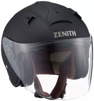 Мотоциклетный шлем Yamaha Jet ZENITH Солнцезащитный козырек Модель Резиновый тон Черный L Окружность YJ-14 90791-2281L (Голова 58см~59см)