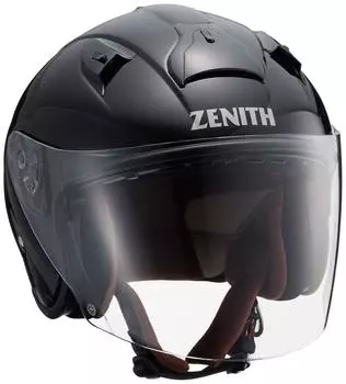 Мотоциклетный шлем Yamaha Jet ZENITH Sun Visor Модель Metal Black L Окружность YJ-14 90791-2280L (Голова 58см~59см)