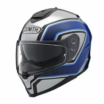 Мотоциклетный шлем Yamaha, полнолицевой, ZENITH, солнцезащитный козырек, модель Sports Stripe Blue XL, размер YF-9 (60-61см) 90791-1786X