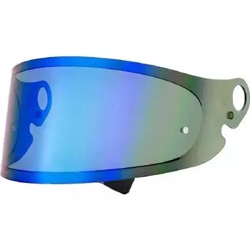 Мотоциклетный шлем Yamashiro Mirror Shield EXTRA Shield Shoei CPB-1V Dark Smoke/Blue [совместим с: Гламур] EX119400