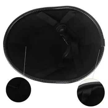 Мотоциклетный шлем, защитный шлем для велосипедиста, полушлем унисекс, ретро, винтажный шлем для горного велосипеда матовый черный