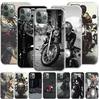 Мотоциклетный силиконовый чехол для Apple iPhone 13 12 Mini 11 Pro SE XS X XR Max 8 7 6S 6 Plus 5S Iphone 11
