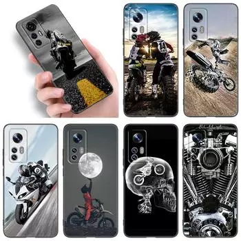Мотоциклетный спортивный чехол для телефона Moto Cross для Xiaomi Mi A2 8 9 SE Note 10 10T 11 12 Lite 9T 11T 12S 12T Pro A3 6X 12X, черный чехол Xiaomi Mi A2(6X)