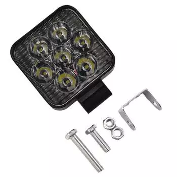 Мотоциклетный светодиодный рабочий фонарь 21 Вт, водонепроницаемый рабочий фонарь, автомобильный прожектор для грузовика, внедорожника, бездорожья, трактора, фара ночного видения CHINA