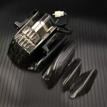 Мотоциклетный светодиодный задний фонарь, стоп-сигнал для APRILIA RSVR RSV1000R RSV 1000 R, дымчатый стоп-сигнал + 4 указателя поворота, линзы 2006-2009 чистый