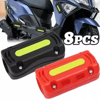 Мотоциклетный светоотражающий блок для предотвращения столкновений Электрический автомобиль Мотоциклетный бампер Блок защиты от столкновений Модифицированные аксессуары