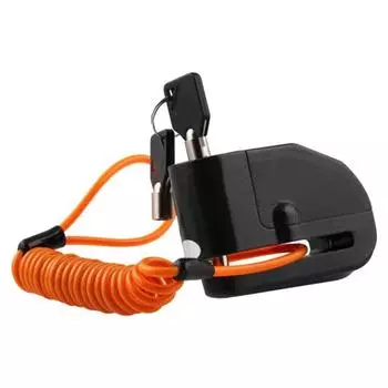 Мотоциклетный тормозной замок, антикоррозийный пластиковый сейф чёрный