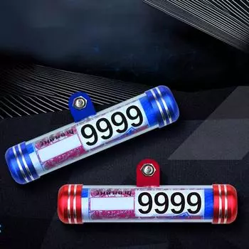 Мотоциклетный тубус для документов, водонепроницаемый мотоциклетный безопасный налоговый диск, цилиндрический держатель, рама мотоциклетного цилиндрического контрольного диска красный