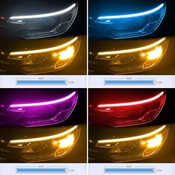 Мотоциклетный указатель поворота светодиодные ходовые огни задний фонарь Drl декоративная полоса